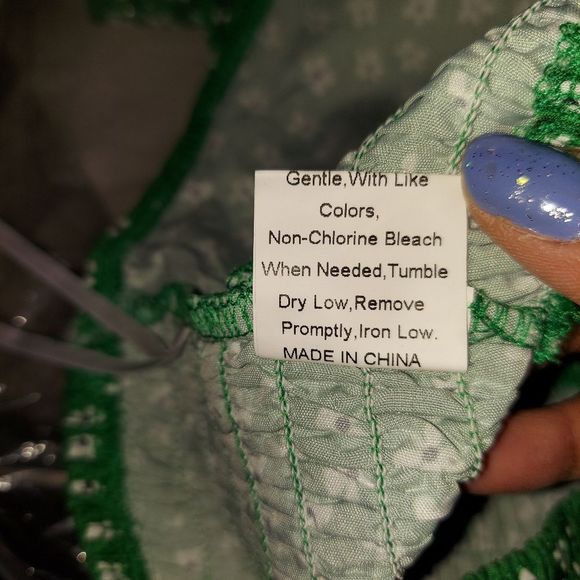 Set: Floral Print Drawstring Camisole Top + A-Line Skirt - Picture 11 of 11